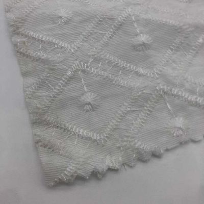 Printed Cotton Linen Embroidery Fabric Material M04-LK027